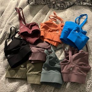 Bundle of 8 Lulu sports bra